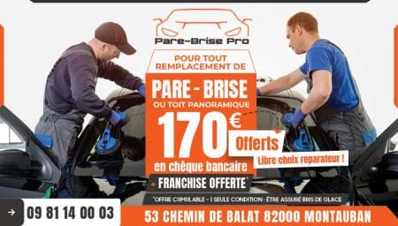 Pare Brise Pro Montauban 